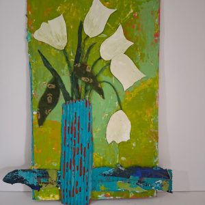 Angela James. White Tulips.
